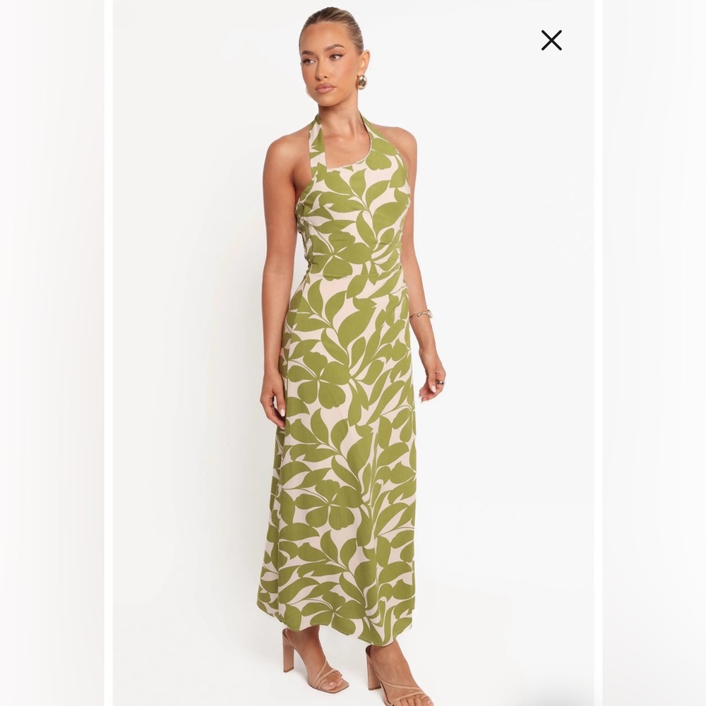 NWT- Petal & Pup Alexis Print Maxi Dress, Green Floral, Small - Picture 4 of 12